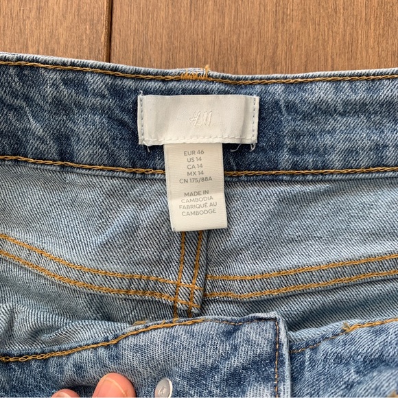 slim straight high ankle mom jeans 14 - Picture 6 of 7